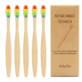 Bamboo Toothbrush Rainbow (2 pcs)